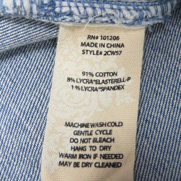 Soft Surroundings The Ultimate Denim Relax Straight Jeans Size 14 Dark Wash - Picture 5 of 5